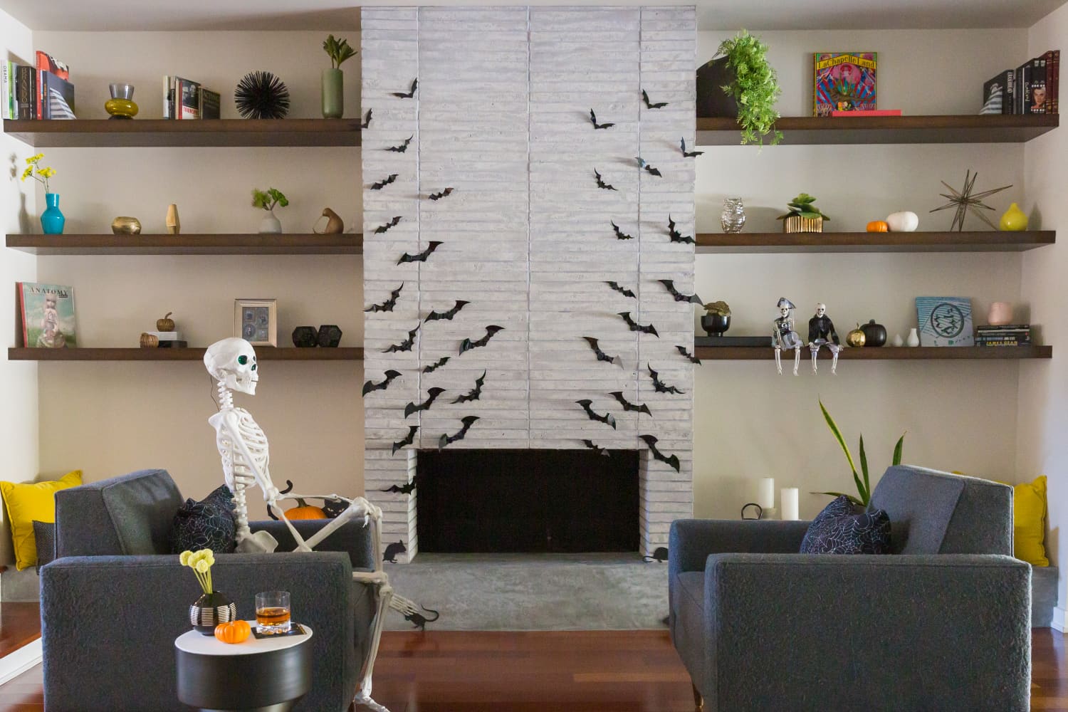 Carrie and Sean Murray Hocus Pocus Halloween House Tour Apartment Therapy